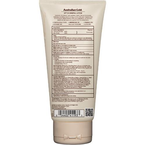 Australian Gold SPF 50 Mineral Sunscreen Lotion - Primary Image